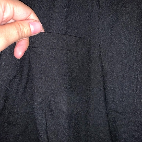 Size 10P INC All Black Formal Blazer - Picture 7 of 8